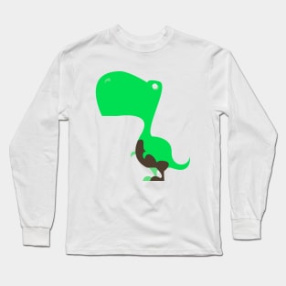 Baby T-Rex Cartoon Icon Long Sleeve T-Shirt